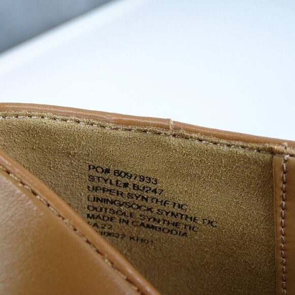 J. Crew Bow Tan Loafers Size 12 BJ247 Classic Style Office Academia Classic NWOT - Picture 5 of 7